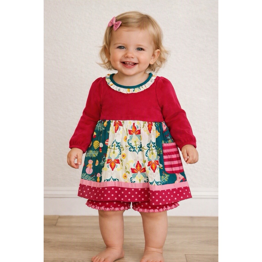 Matilda Jane Happy Holly Daze Dress NEW